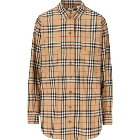 camicia stile burberry|Burberry.